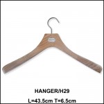 WOODEN HANGER CLOTHES / PENYANGKUT BAJU HANGER KAYU (THICK VERSION) NEW 10 PCS